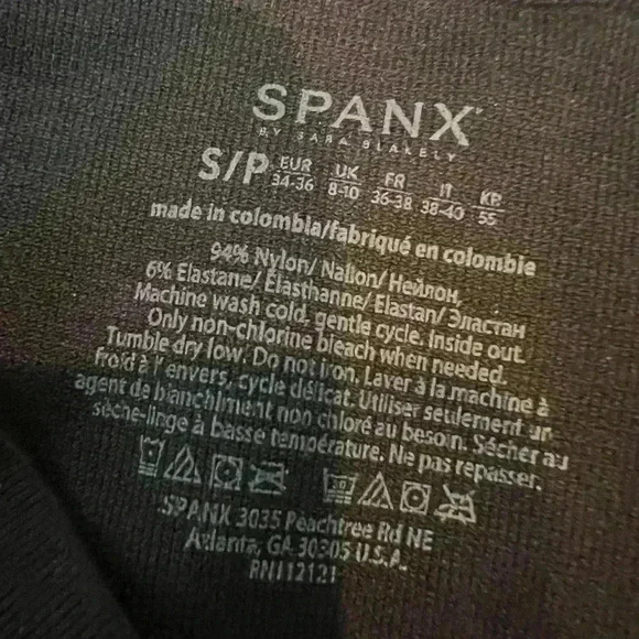 Spanx Look At Me Now Legging in Very Black Size Small Petite - Picture 7 of 9